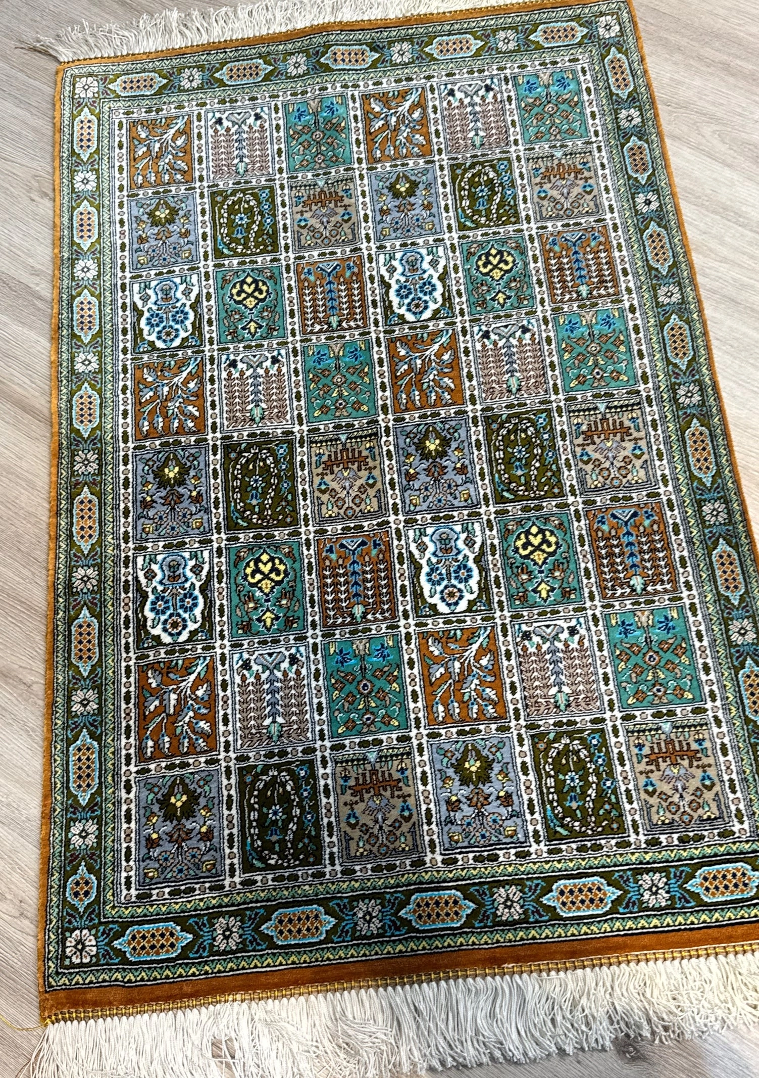 Silk Rug. Eternal Four Seasons.