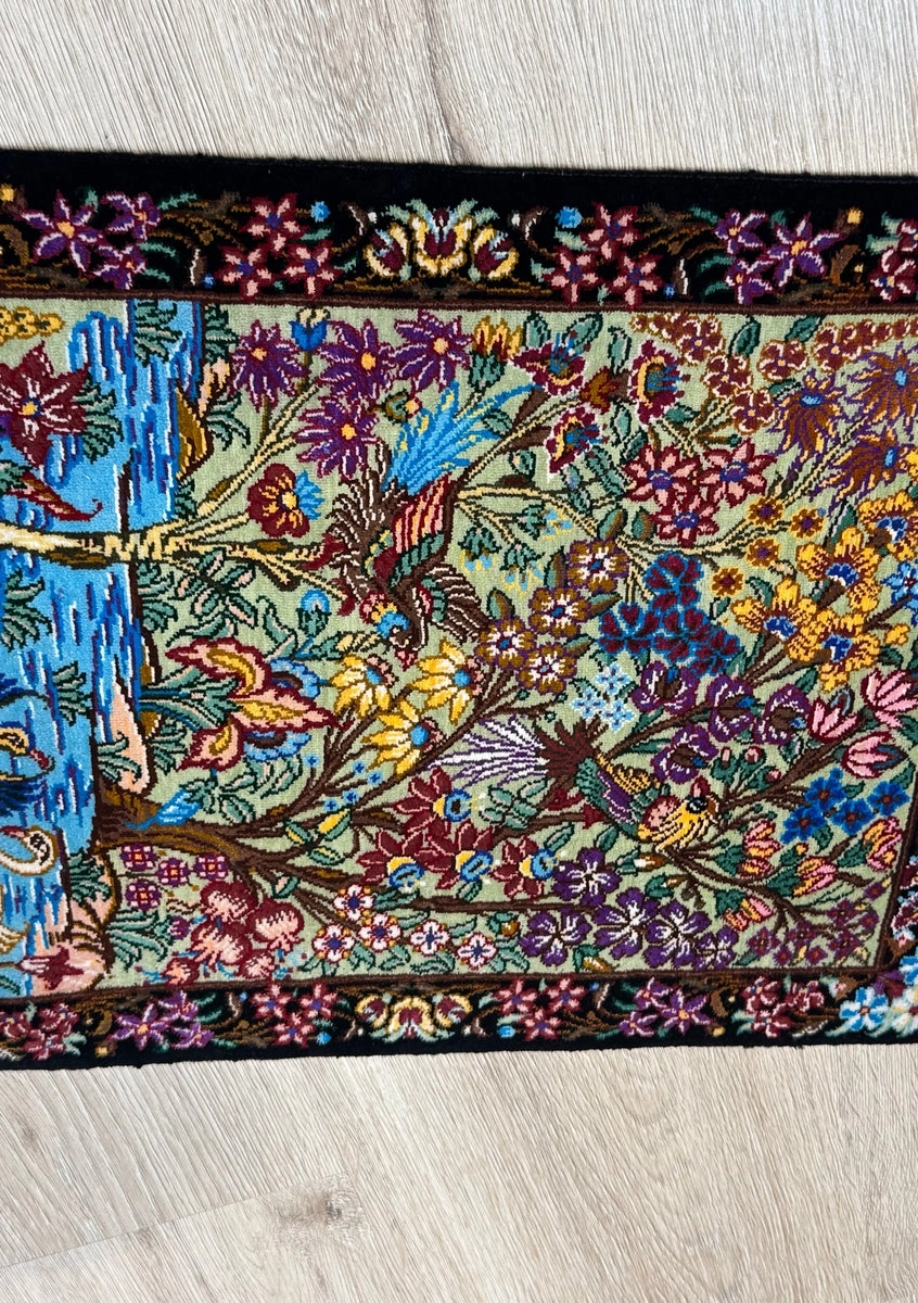 Silk Rug. Heaven on Earth.