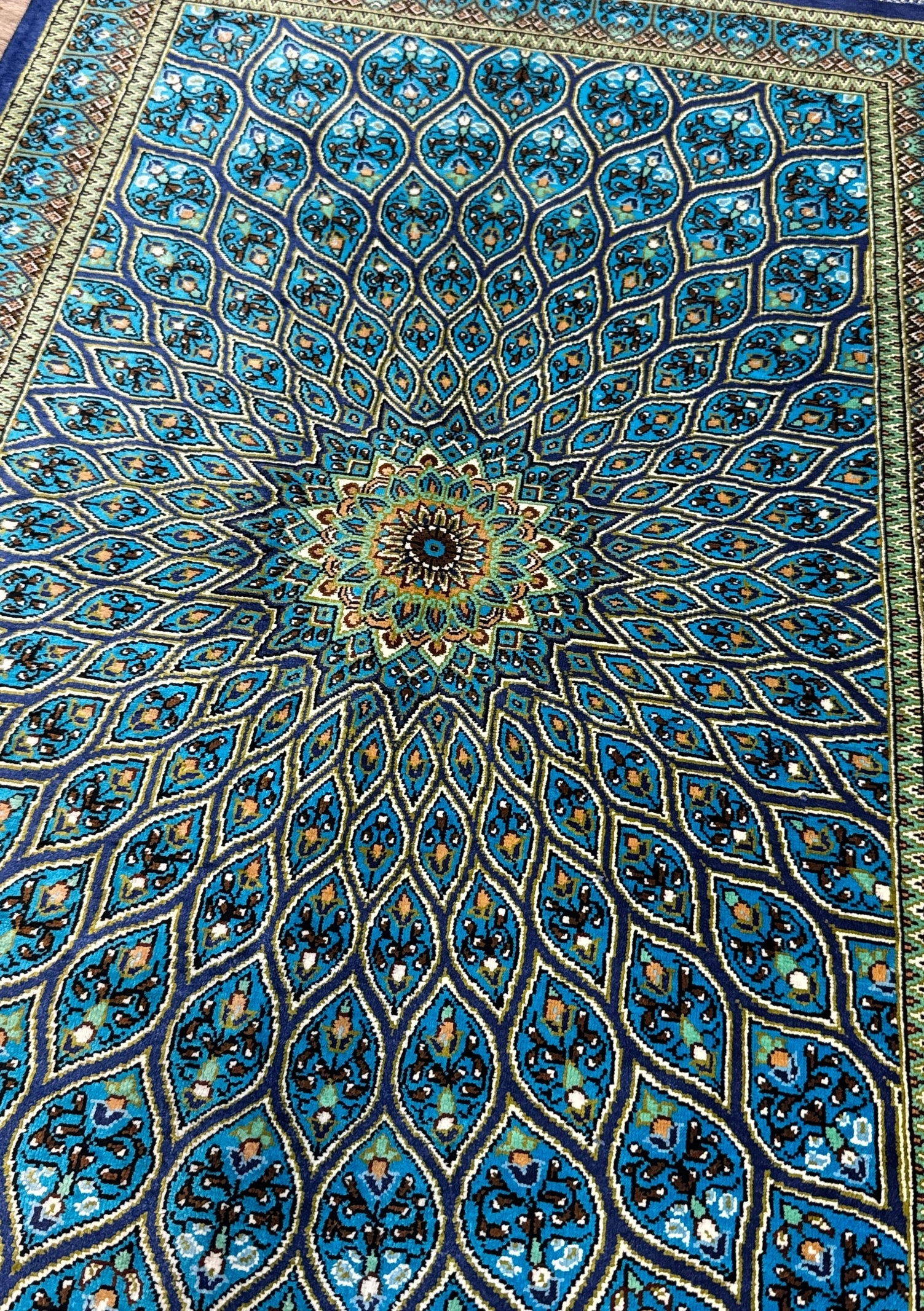Silk Rug. Celestial Dome.