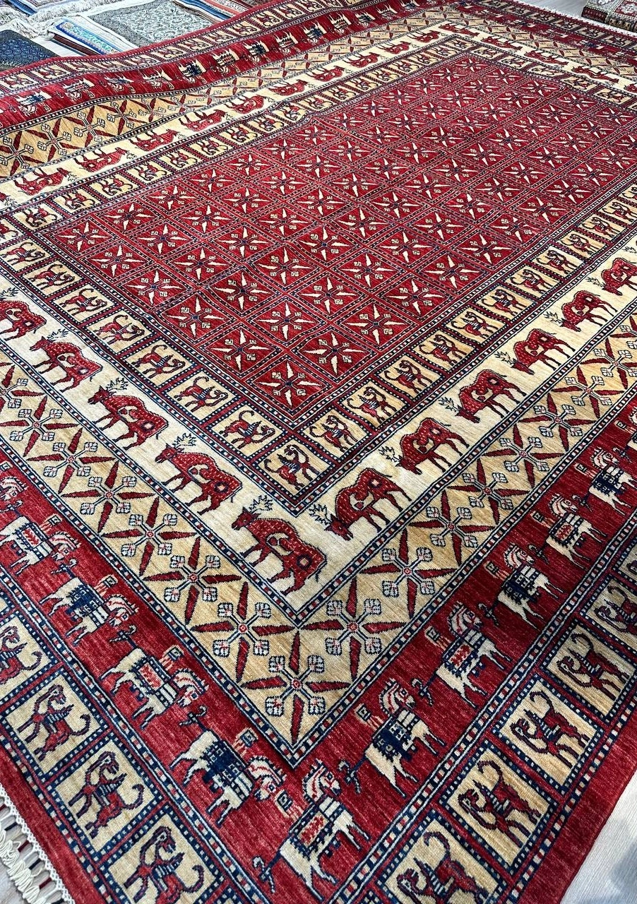 Шерстяной ковер. Пазырык.