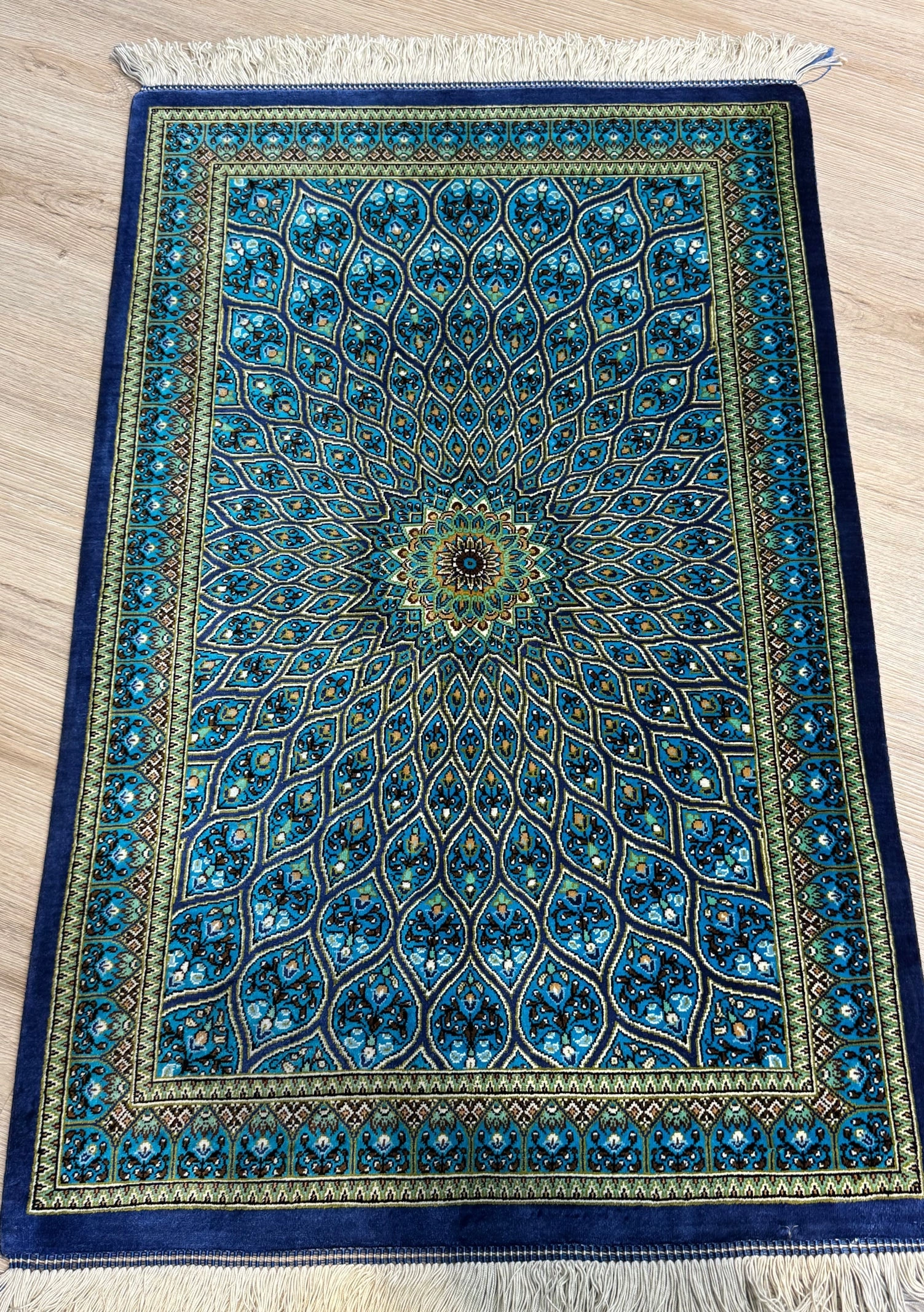 Silk Rug. Celestial Dome.