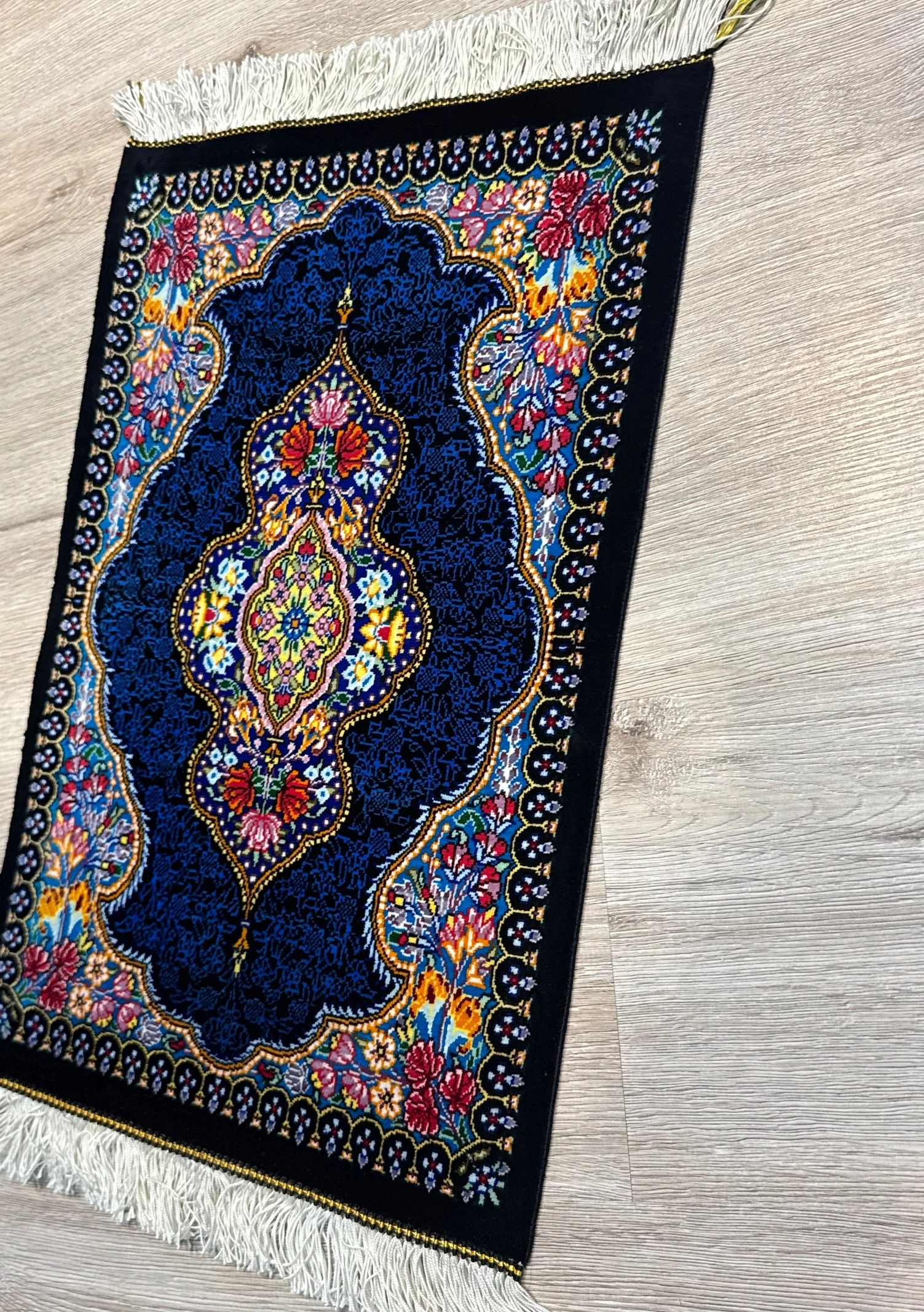Silk Rug. Garden Bloom.