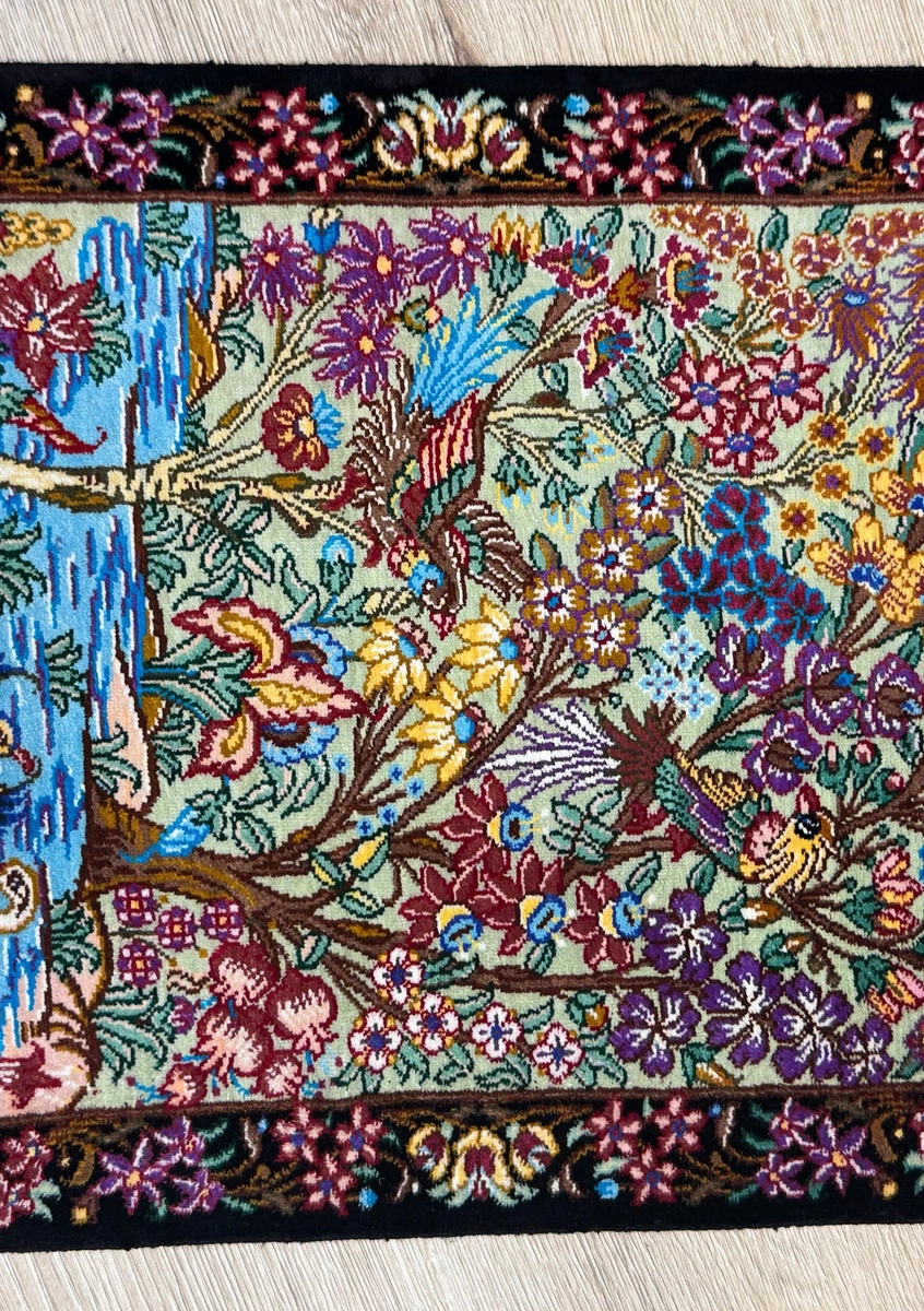 Silk Rug. Heaven on Earth.
