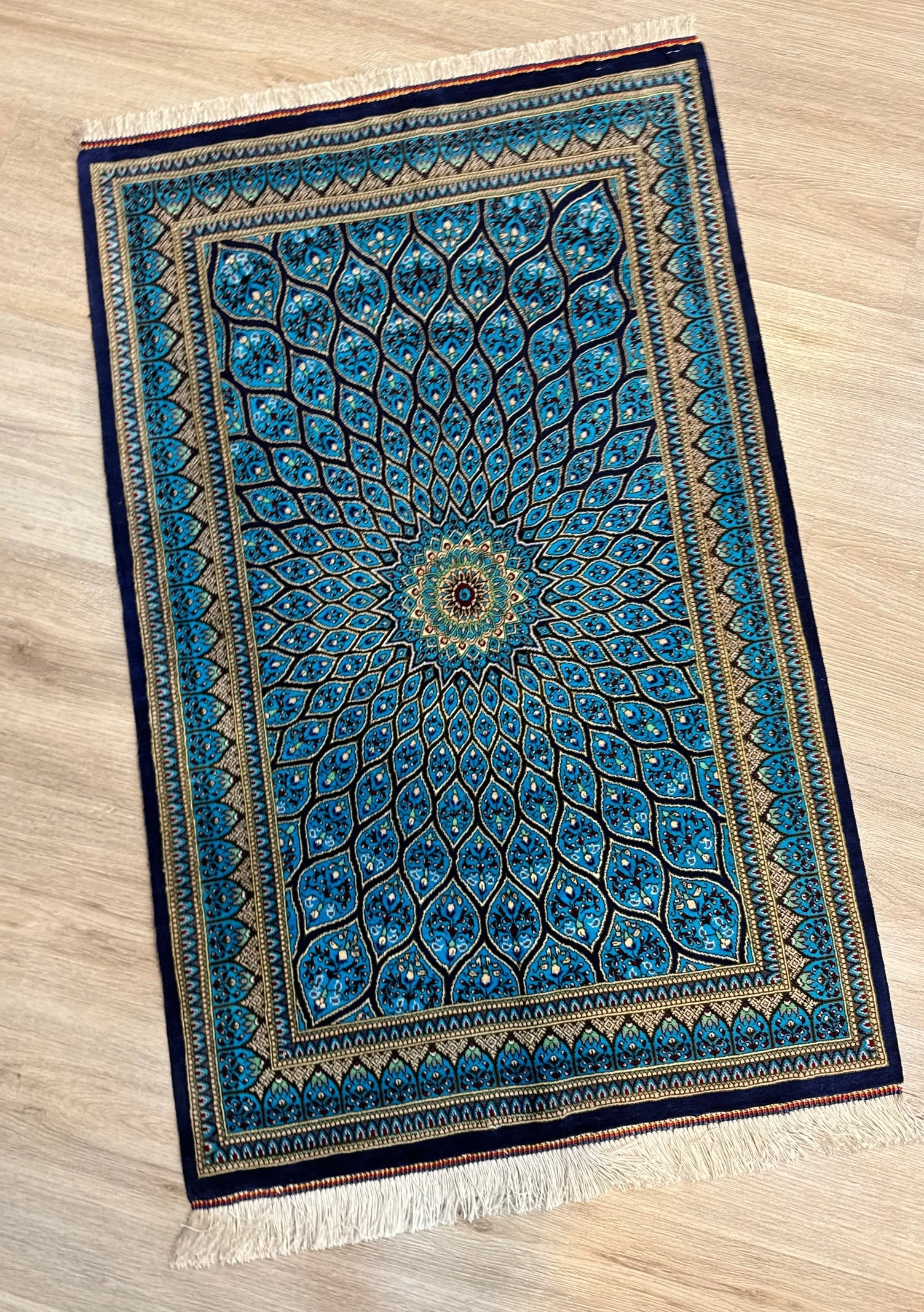 Silk Rug. Celestial Dome.