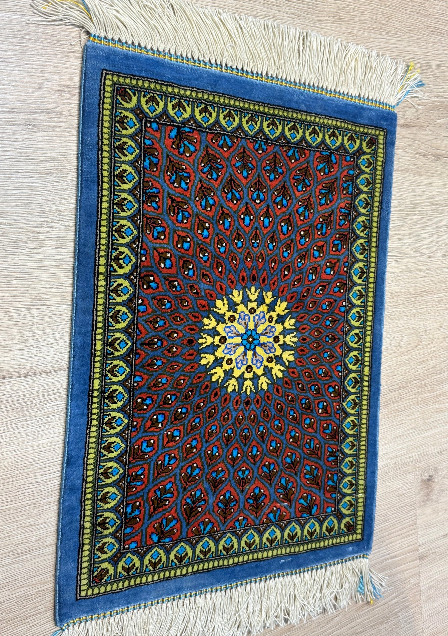 Silk Rug. Celestial Dome.