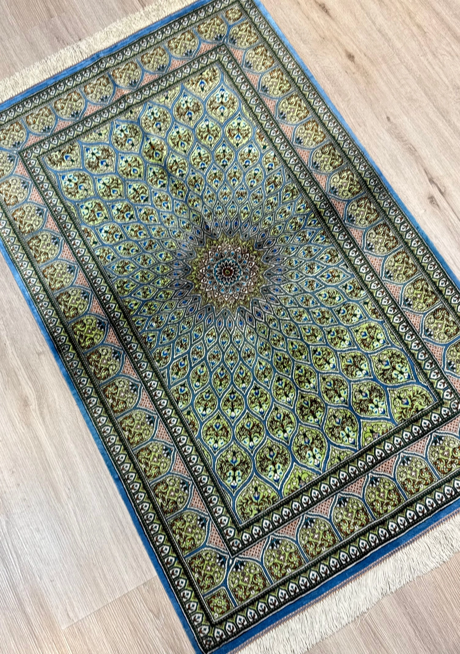 Silk Rug. Celestial Dome.