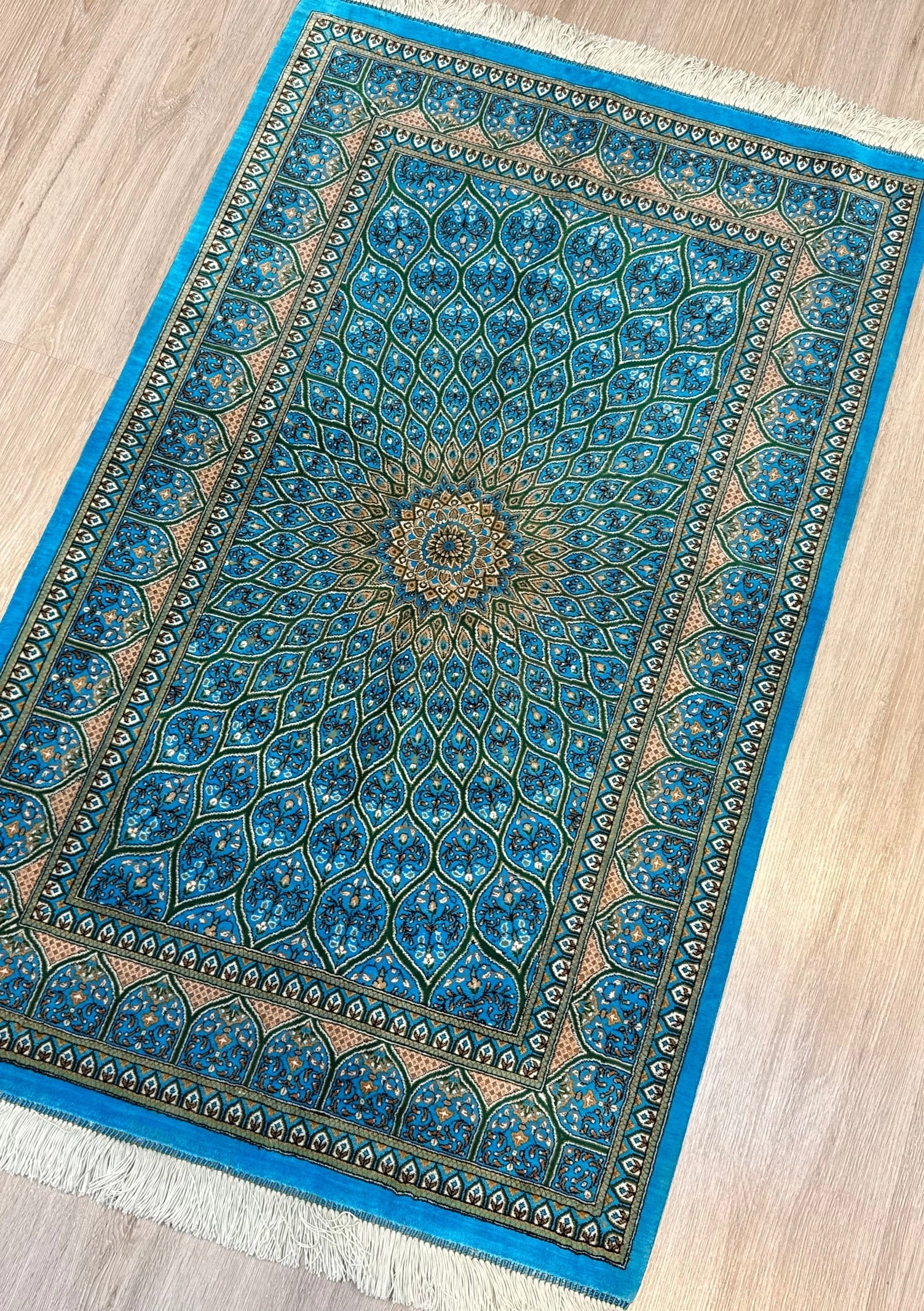 Silk Rug. Celestial Dome.