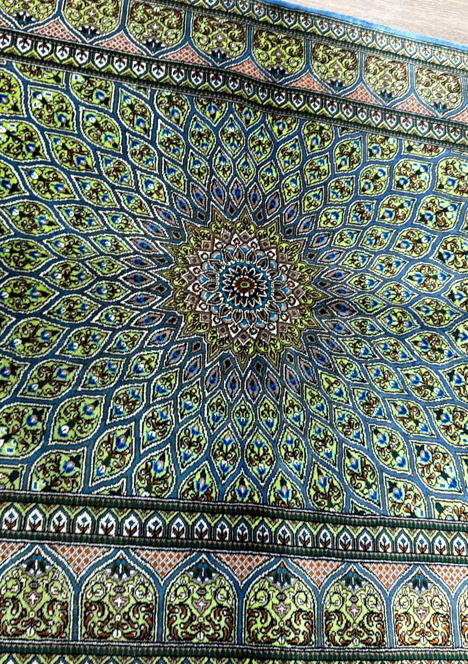 Silk Rug. Celestial Dome.