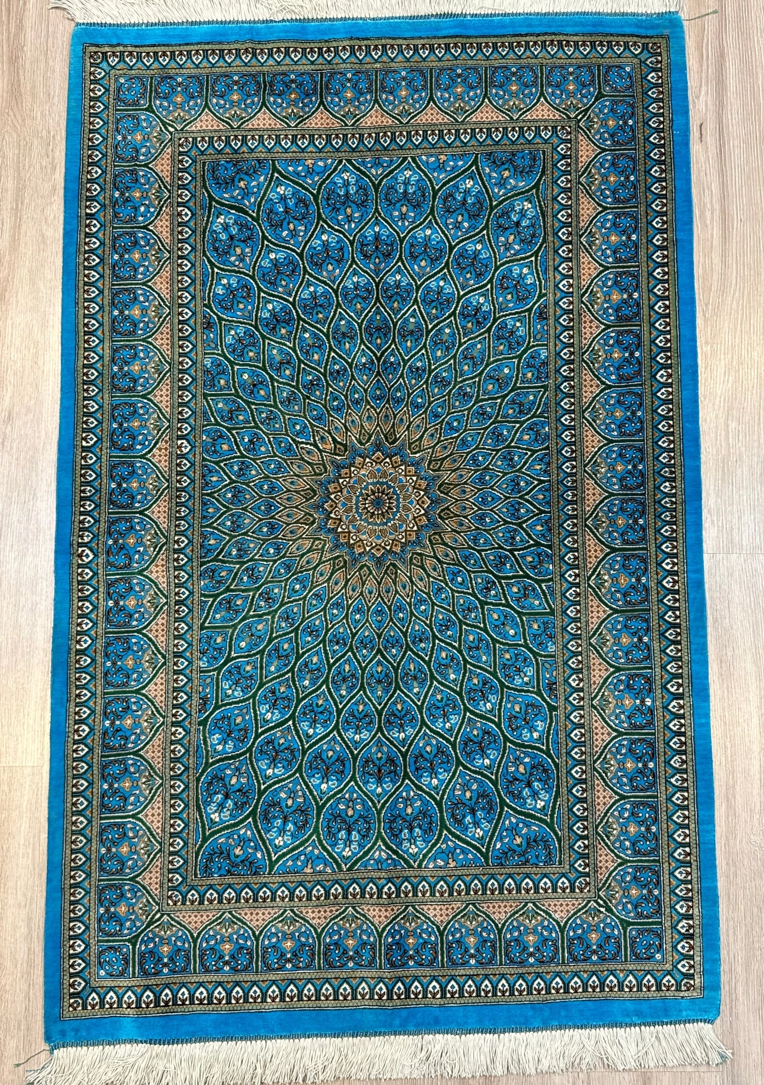 Silk Rug. Celestial Dome.