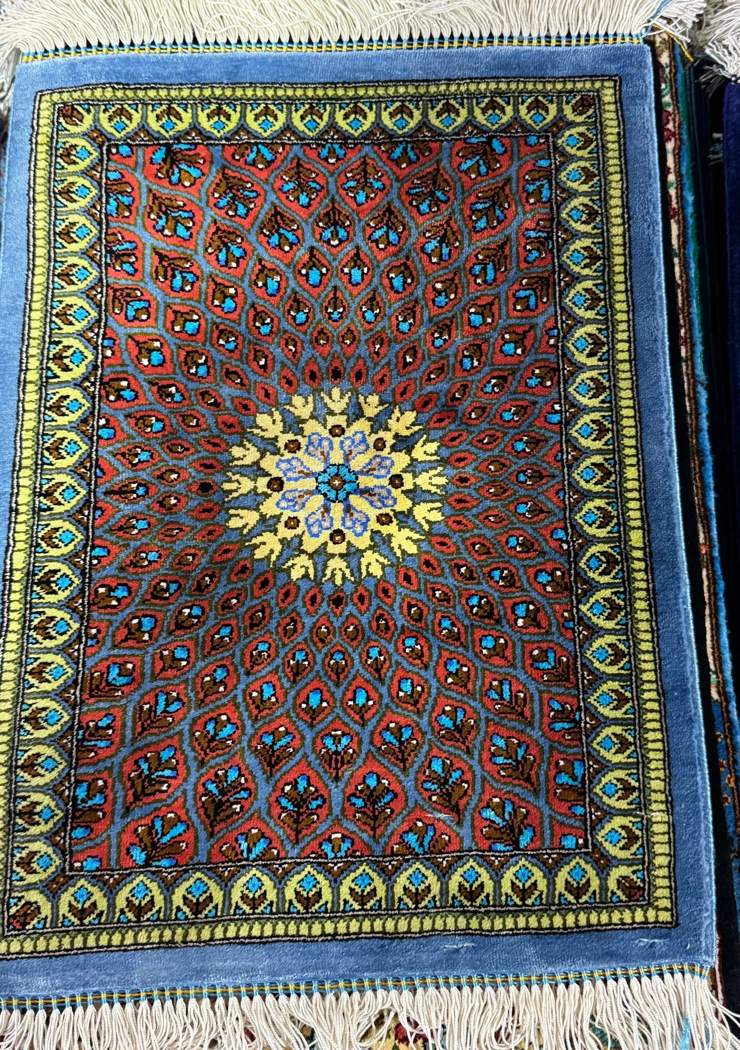 Silk Rug. Celestial Dome.