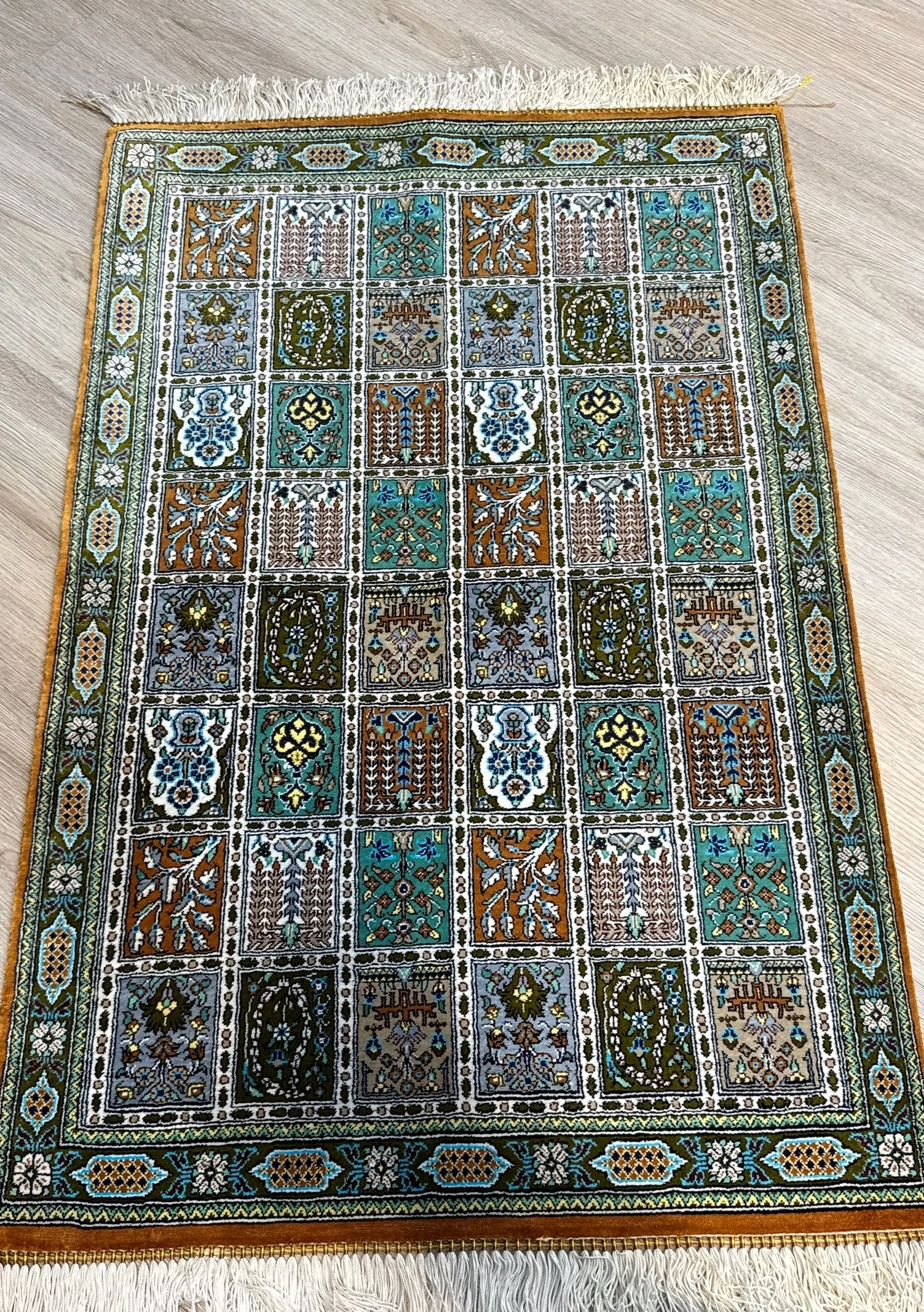Silk Rug. Eternal Four Seasons.