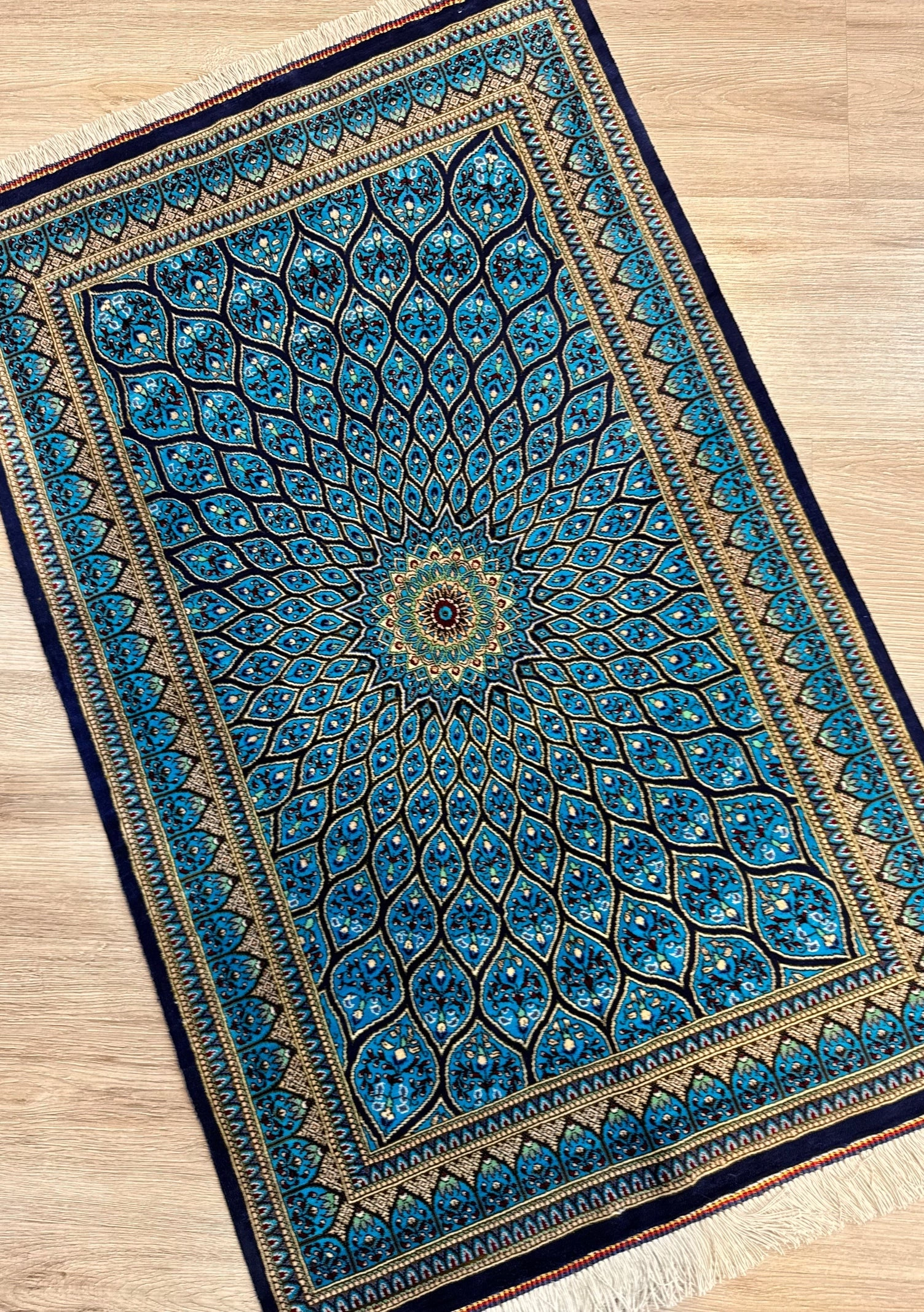Silk Rug. Celestial Dome.
