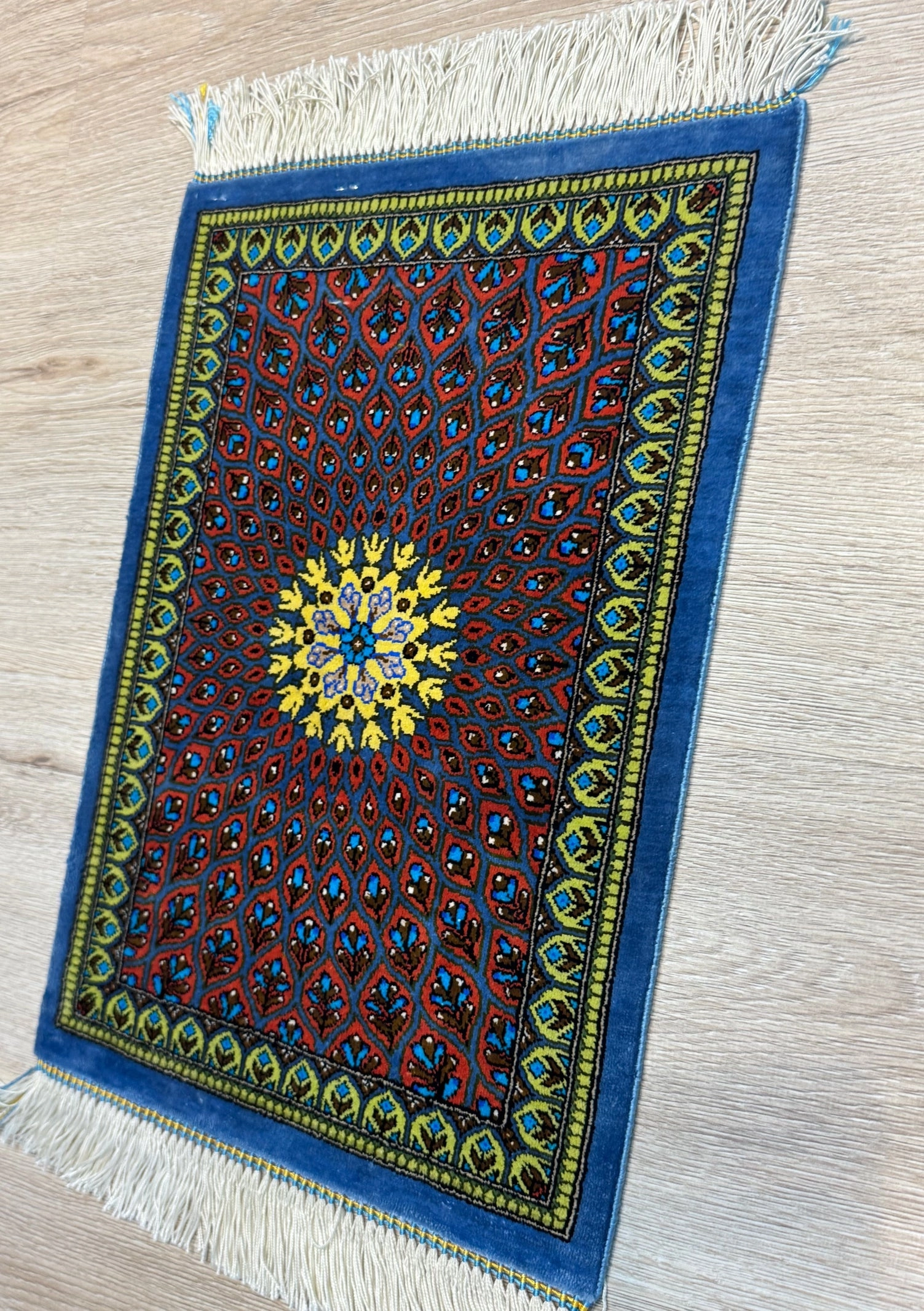 Silk Rug. Celestial Dome.