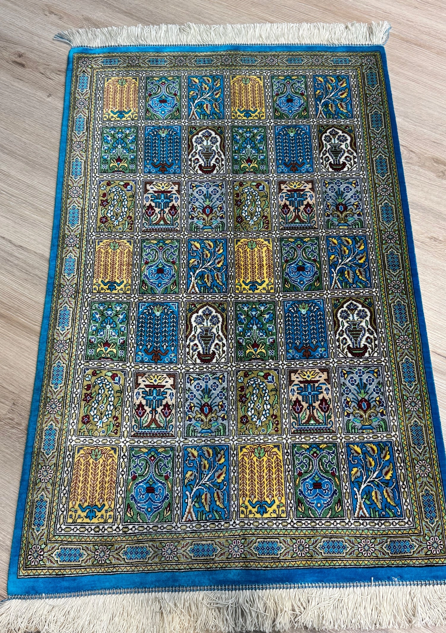 Silk Rug. Eternal Four Seasons.