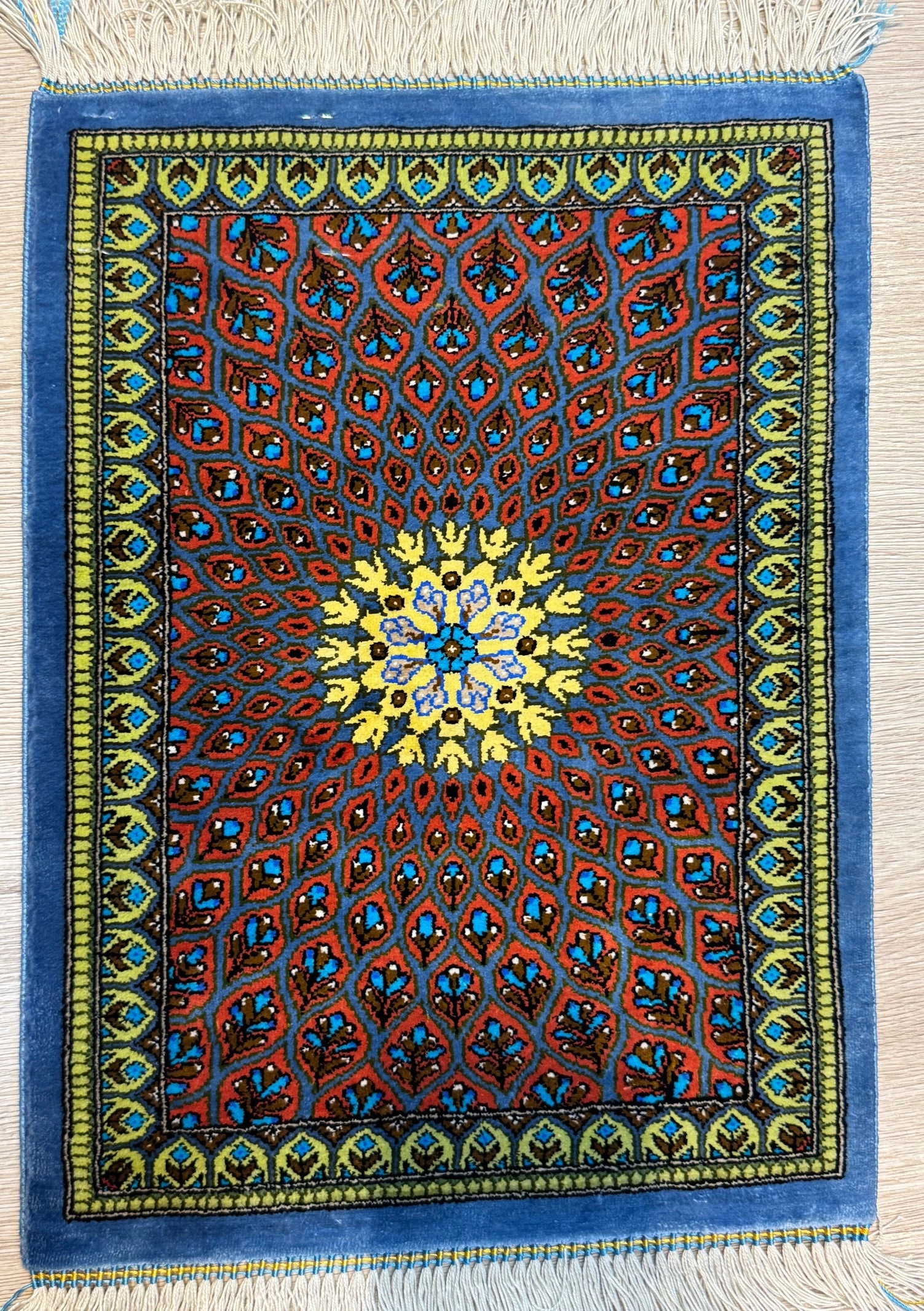 Silk Rug. Celestial Dome.