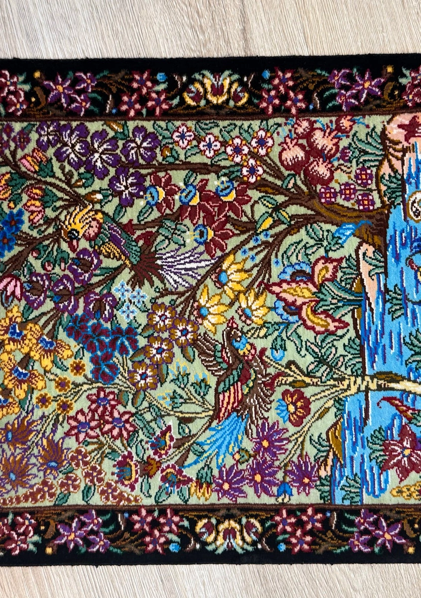 Silk Rug. Heaven on Earth.