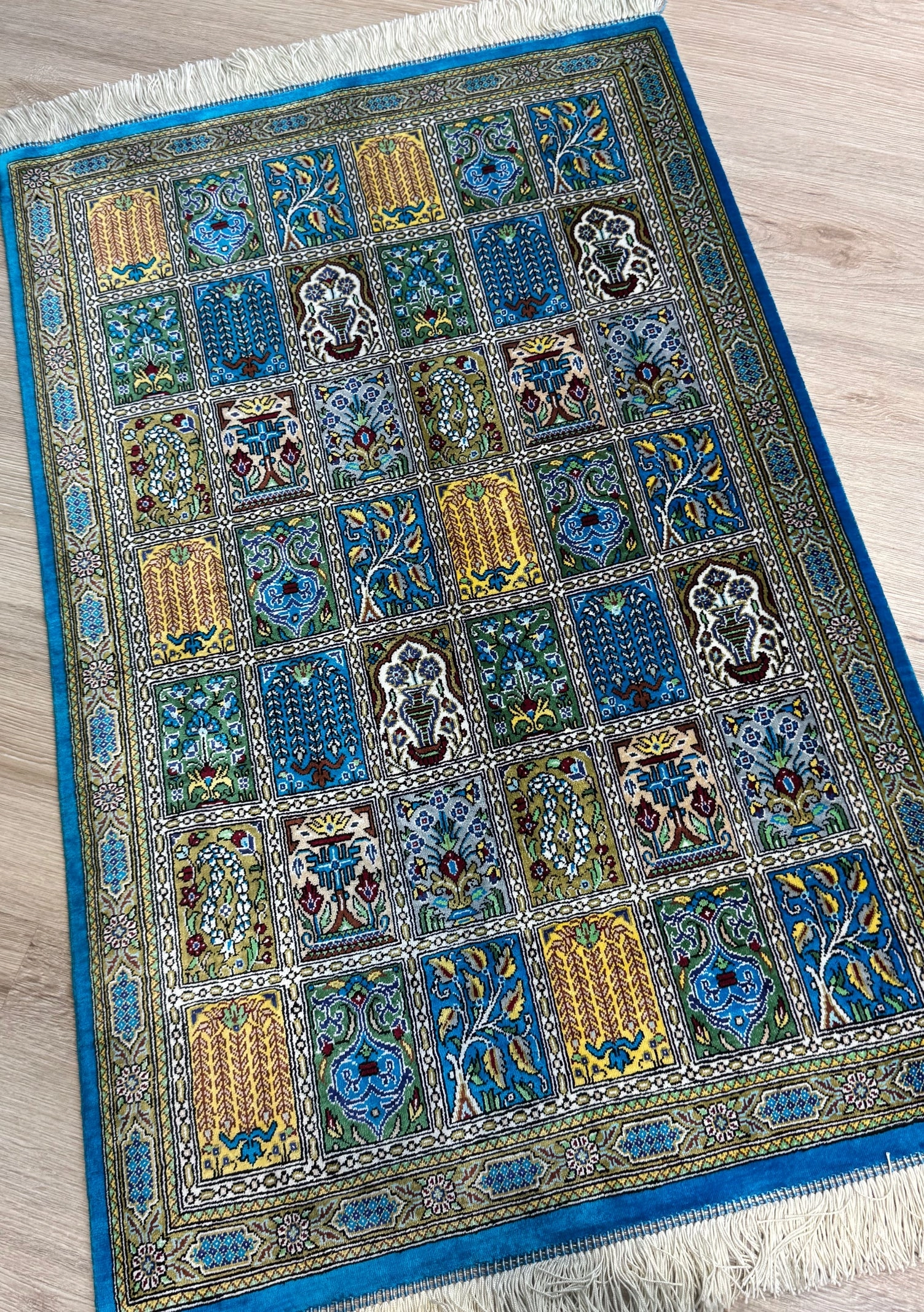 Silk Rug. Eternal Four Seasons.